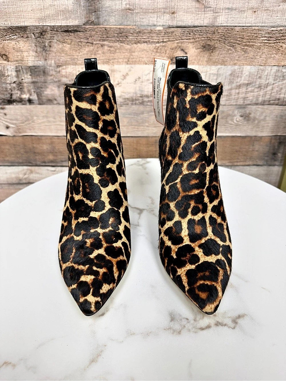 Michael Kors Leopard Print Calf Hair Asbury Bootie